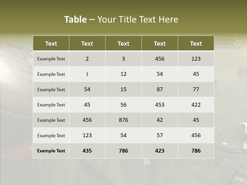 Plated Background Plate PowerPoint Template