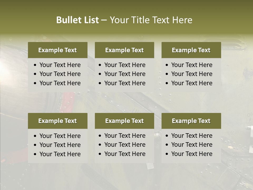 Plated Background Plate PowerPoint Template