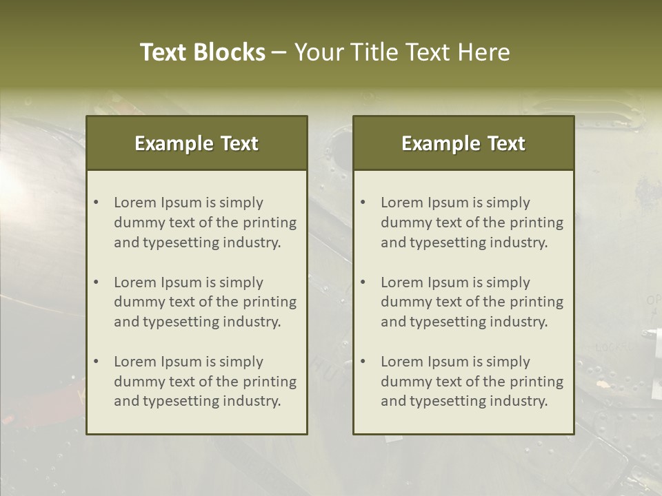 Plated Background Plate PowerPoint Template