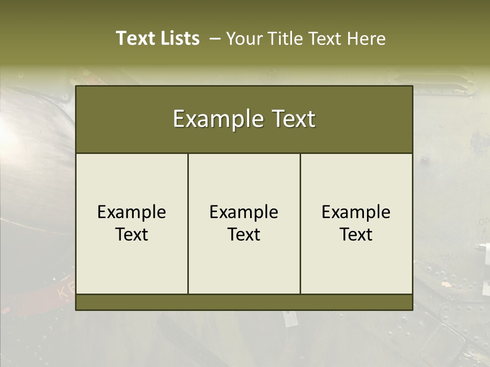 Plated Background Plate PowerPoint Template