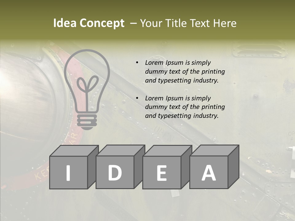 Plated Background Plate PowerPoint Template