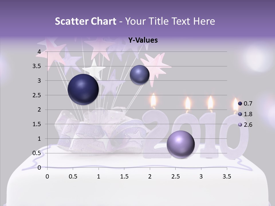 Bokeh Ribbon Celebration PowerPoint Template