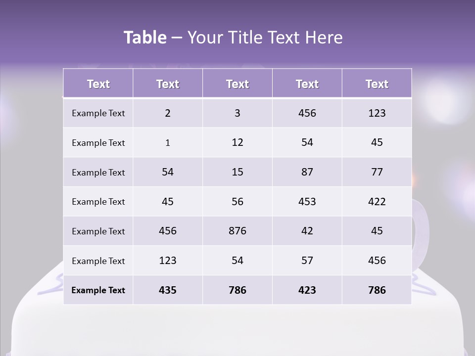 Bokeh Ribbon Celebration PowerPoint Template