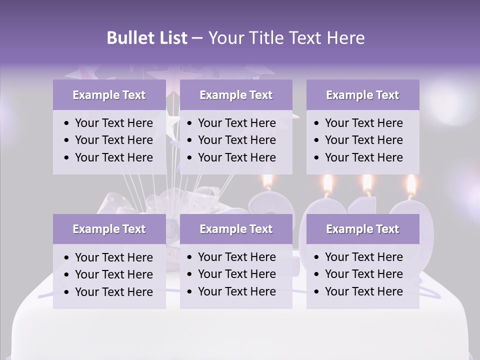 Bokeh Ribbon Celebration PowerPoint Template