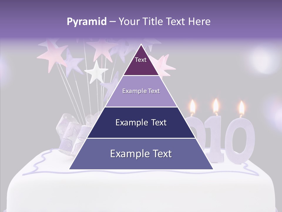 Bokeh Ribbon Celebration PowerPoint Template