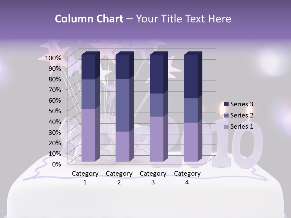 Bokeh Ribbon Celebration PowerPoint Template