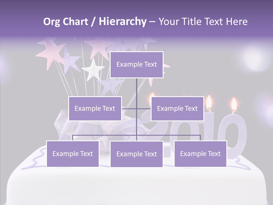 Bokeh Ribbon Celebration PowerPoint Template