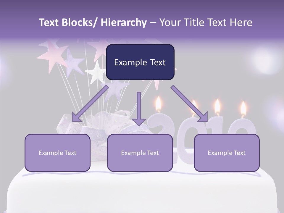 Bokeh Ribbon Celebration PowerPoint Template