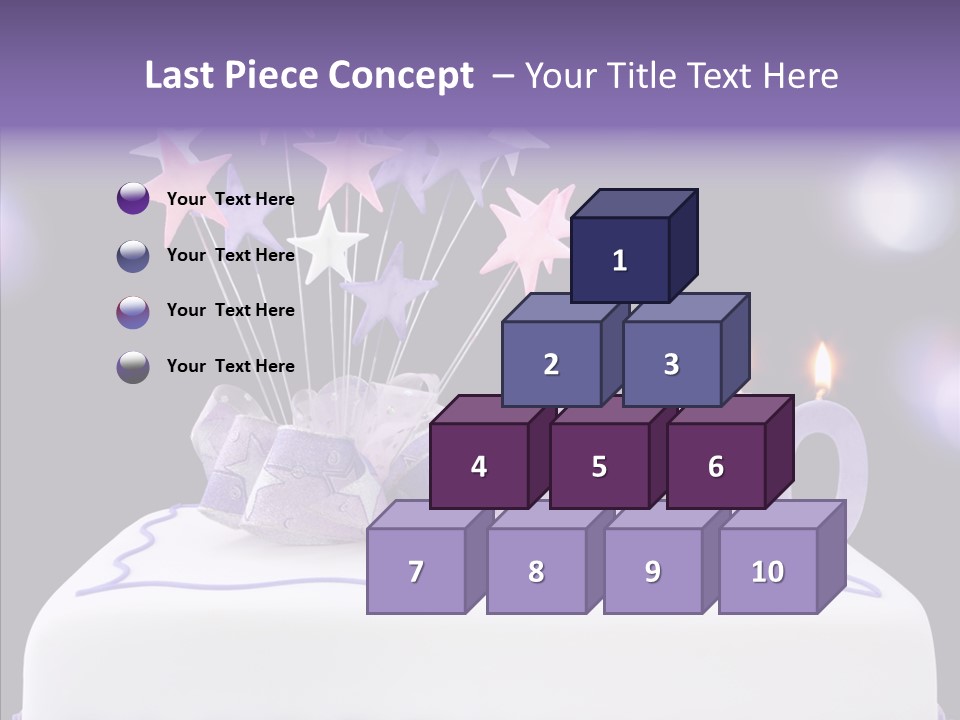 Bokeh Ribbon Celebration PowerPoint Template