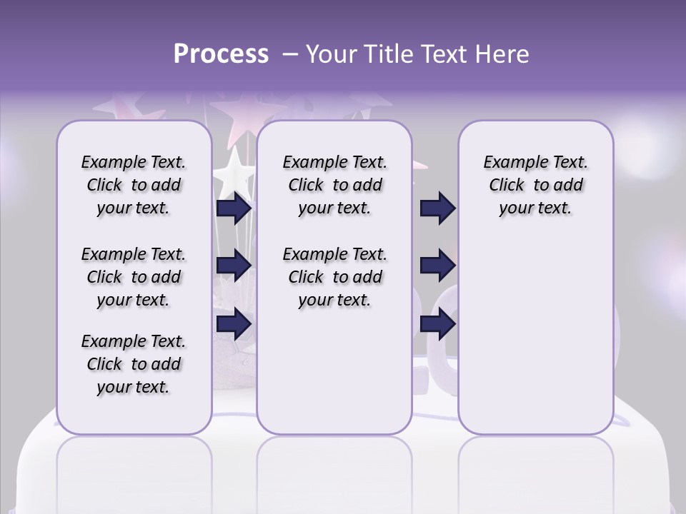 Bokeh Ribbon Celebration PowerPoint Template