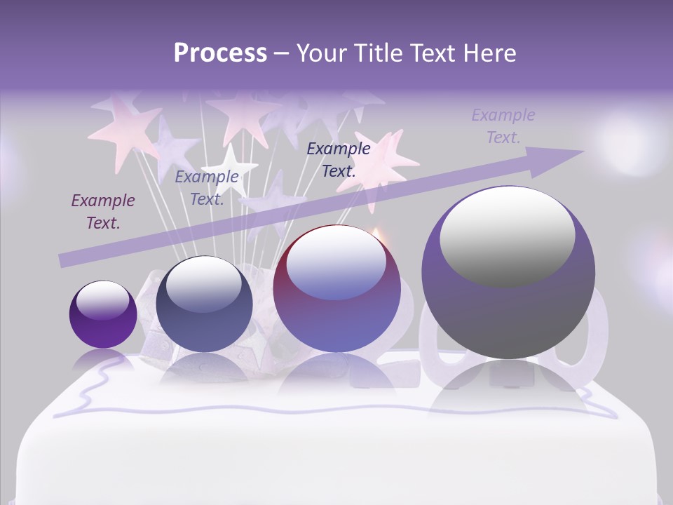 Bokeh Ribbon Celebration PowerPoint Template