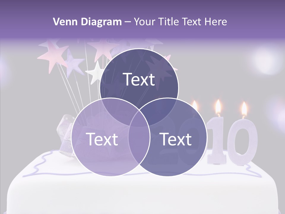 Bokeh Ribbon Celebration PowerPoint Template