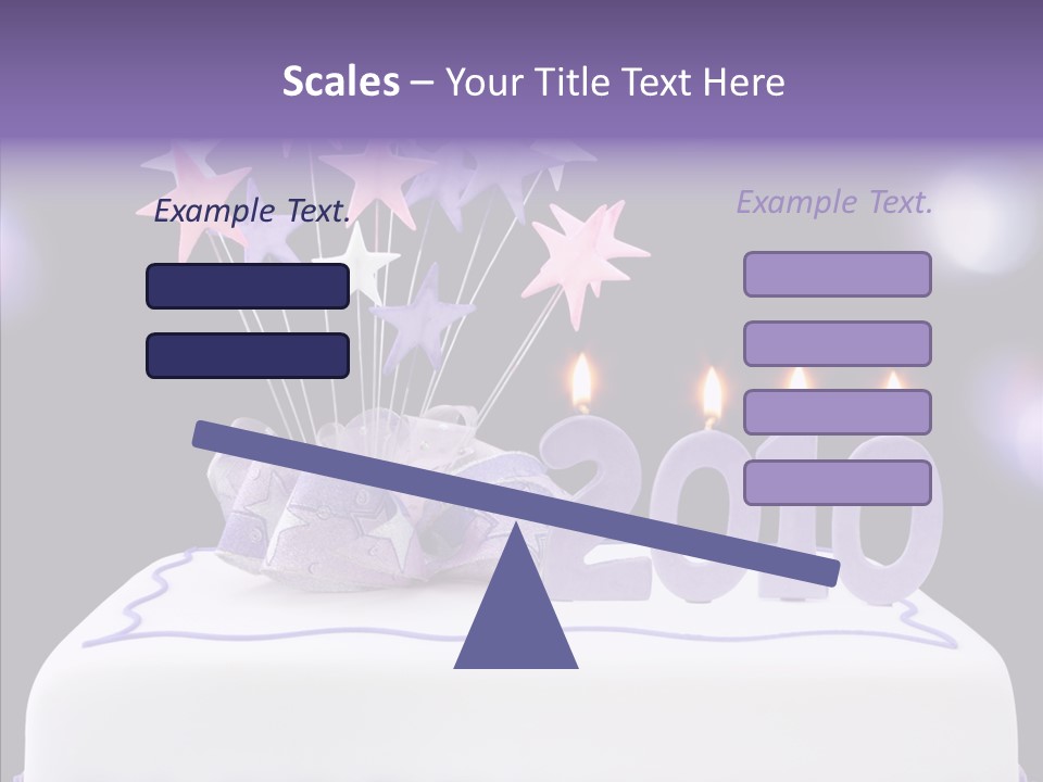 Bokeh Ribbon Celebration PowerPoint Template