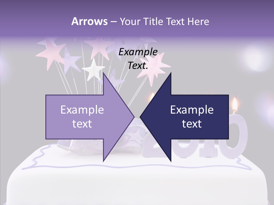 Bokeh Ribbon Celebration PowerPoint Template