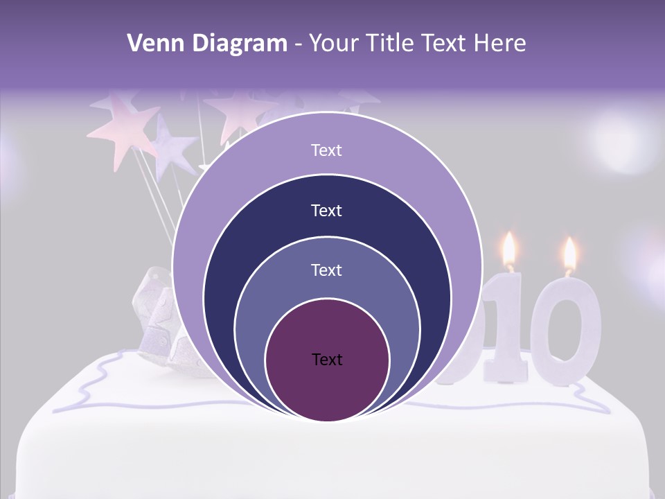 Bokeh Ribbon Celebration PowerPoint Template