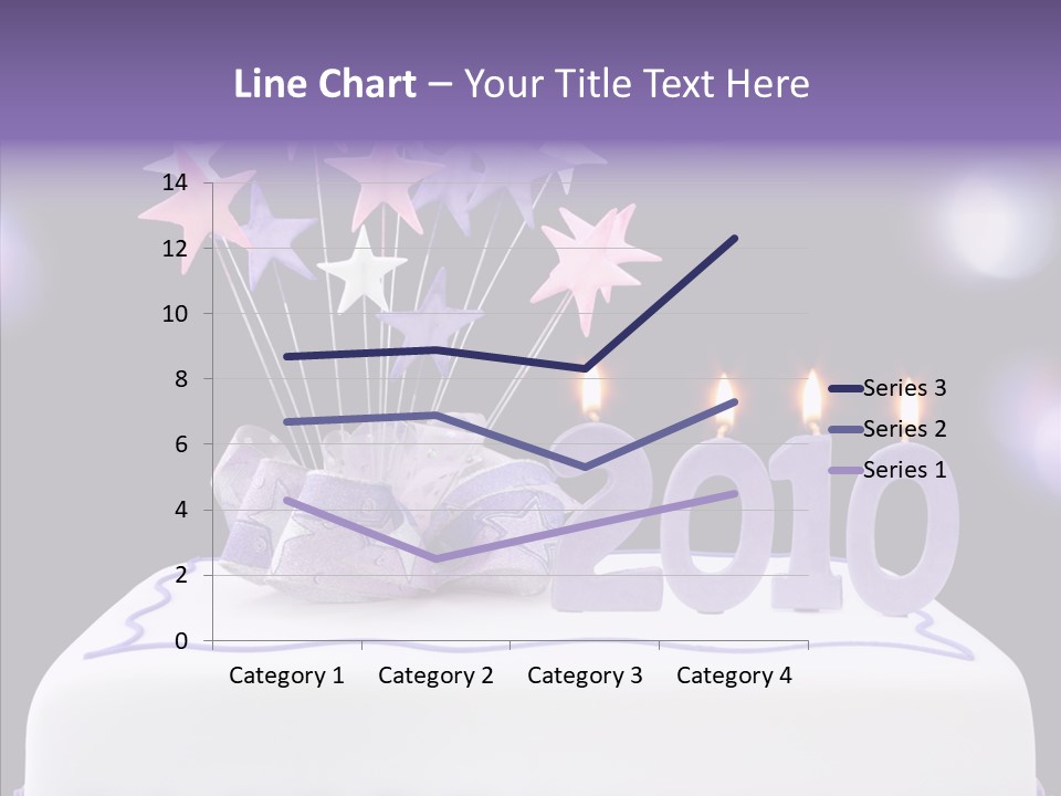 Bokeh Ribbon Celebration PowerPoint Template