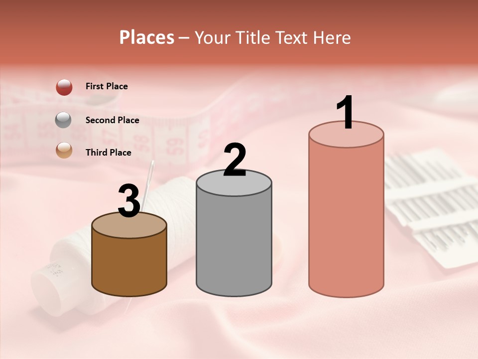 Button Silk Sew PowerPoint Template