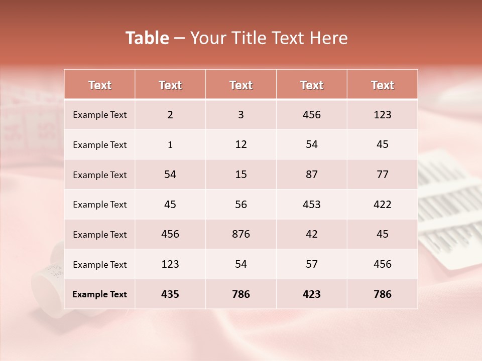 Button Silk Sew PowerPoint Template