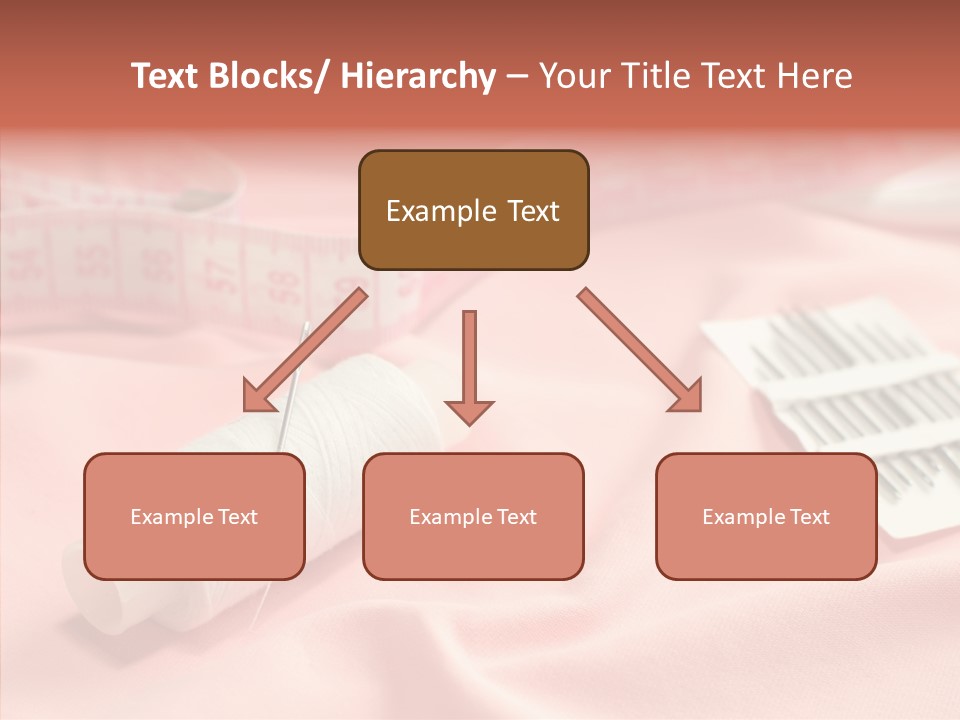 Button Silk Sew PowerPoint Template