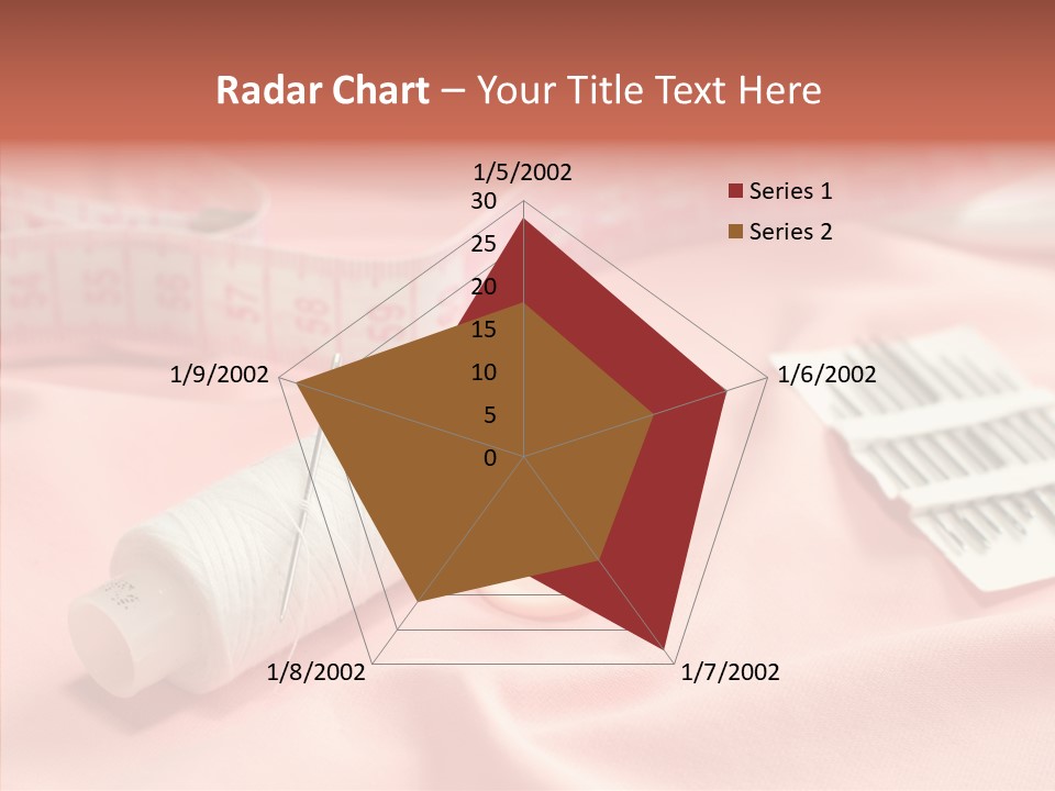 Button Silk Sew PowerPoint Template