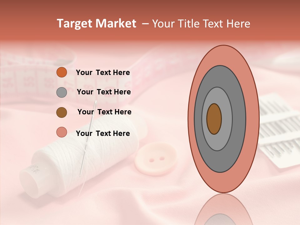 Button Silk Sew PowerPoint Template