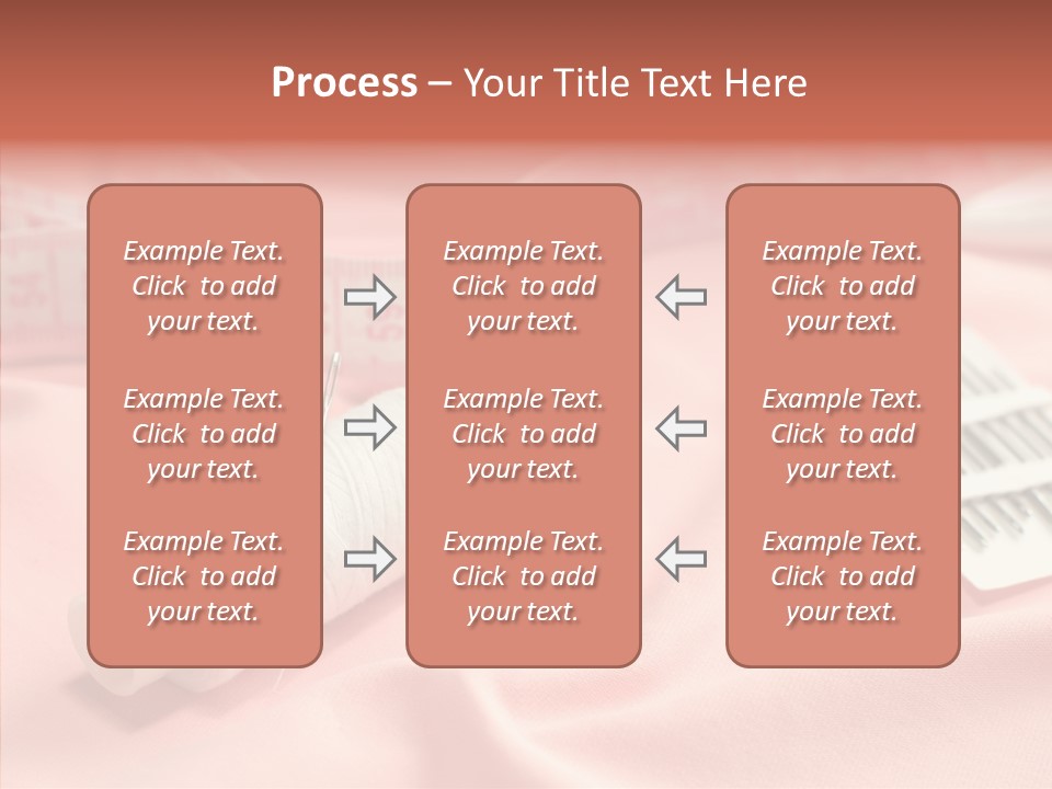 Button Silk Sew PowerPoint Template