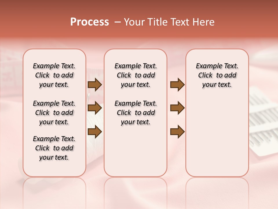 Button Silk Sew PowerPoint Template