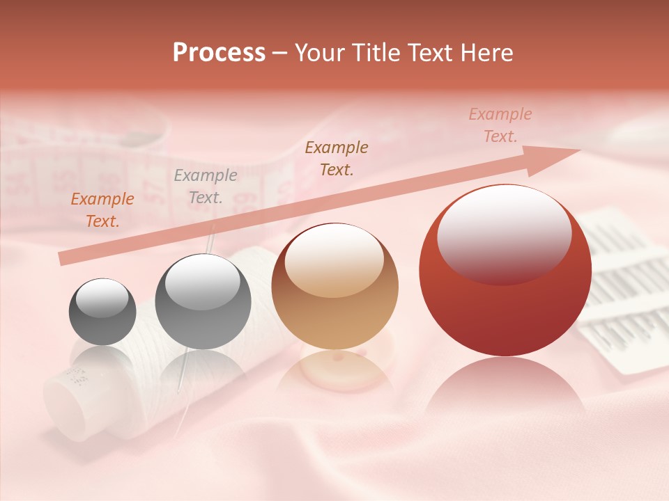 Button Silk Sew PowerPoint Template