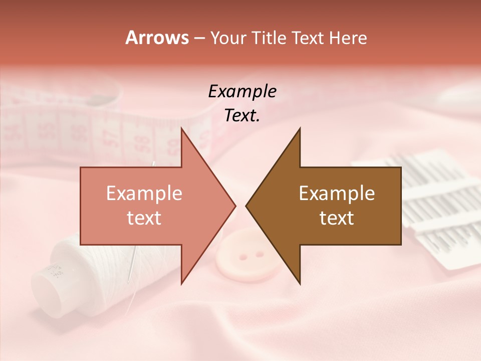 Button Silk Sew PowerPoint Template