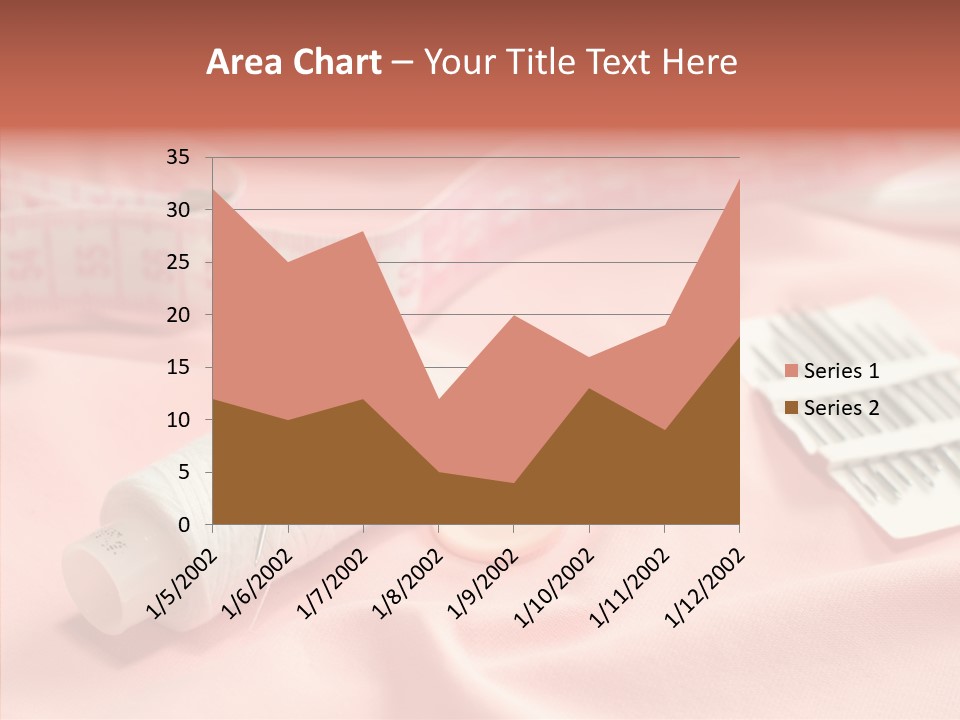 Button Silk Sew PowerPoint Template