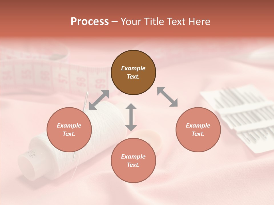 Button Silk Sew PowerPoint Template