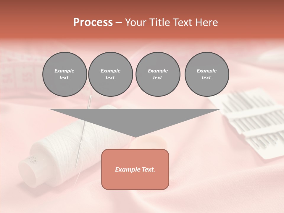 Button Silk Sew PowerPoint Template