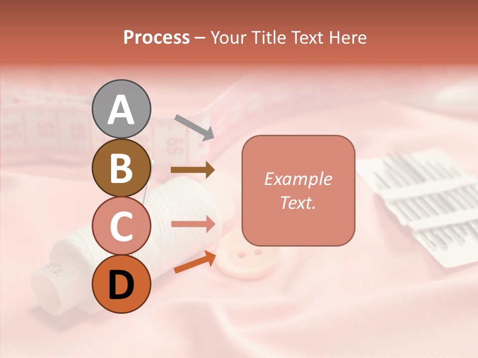 Button Silk Sew PowerPoint Template