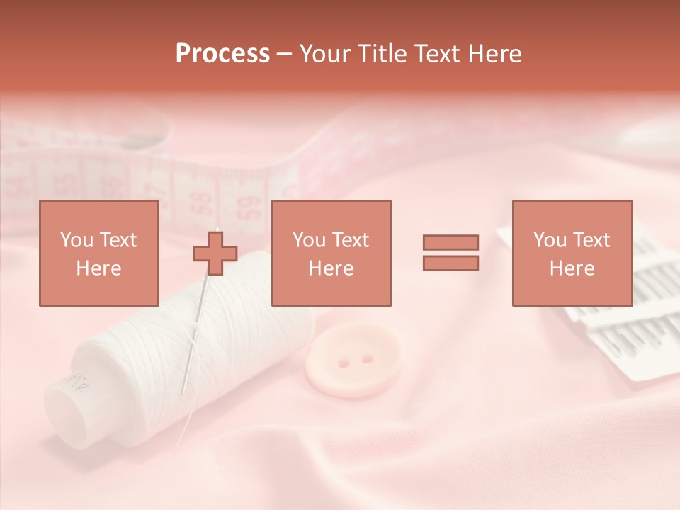 Button Silk Sew PowerPoint Template