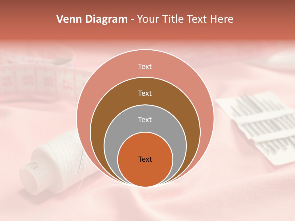 Button Silk Sew PowerPoint Template