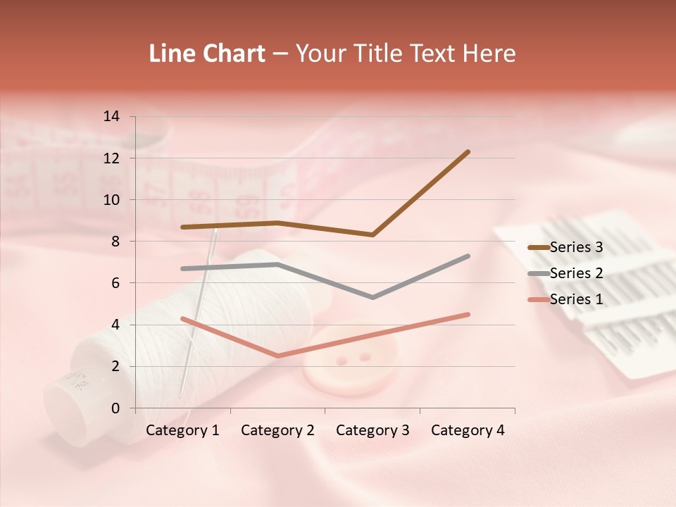 Button Silk Sew PowerPoint Template