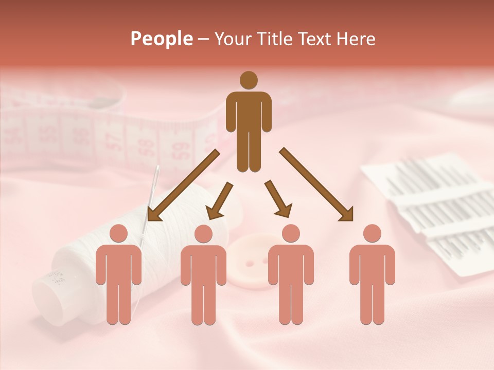 Button Silk Sew PowerPoint Template