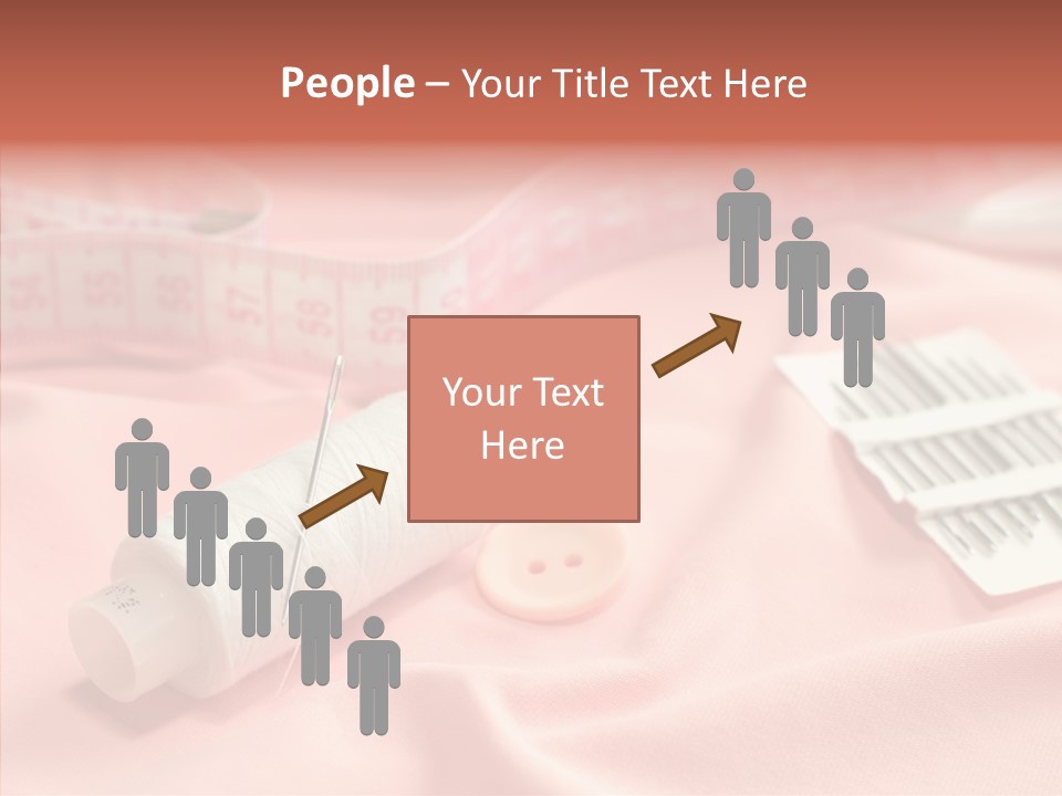 Button Silk Sew PowerPoint Template