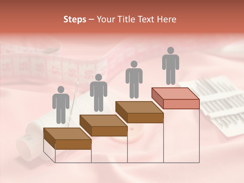 Button Silk Sew PowerPoint Template