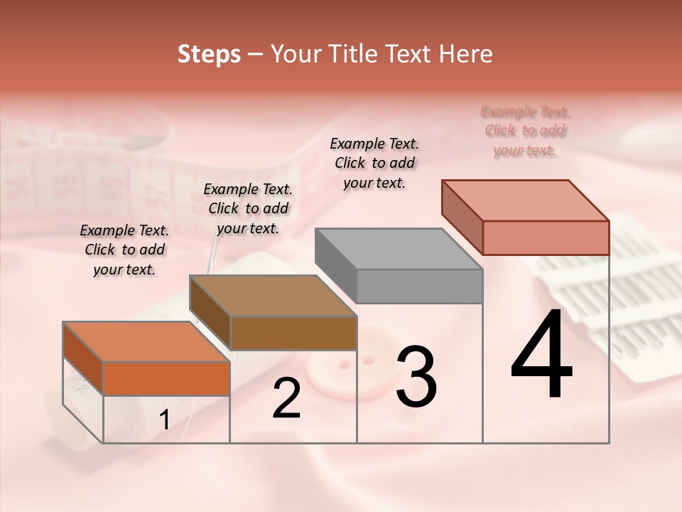 Button Silk Sew PowerPoint Template