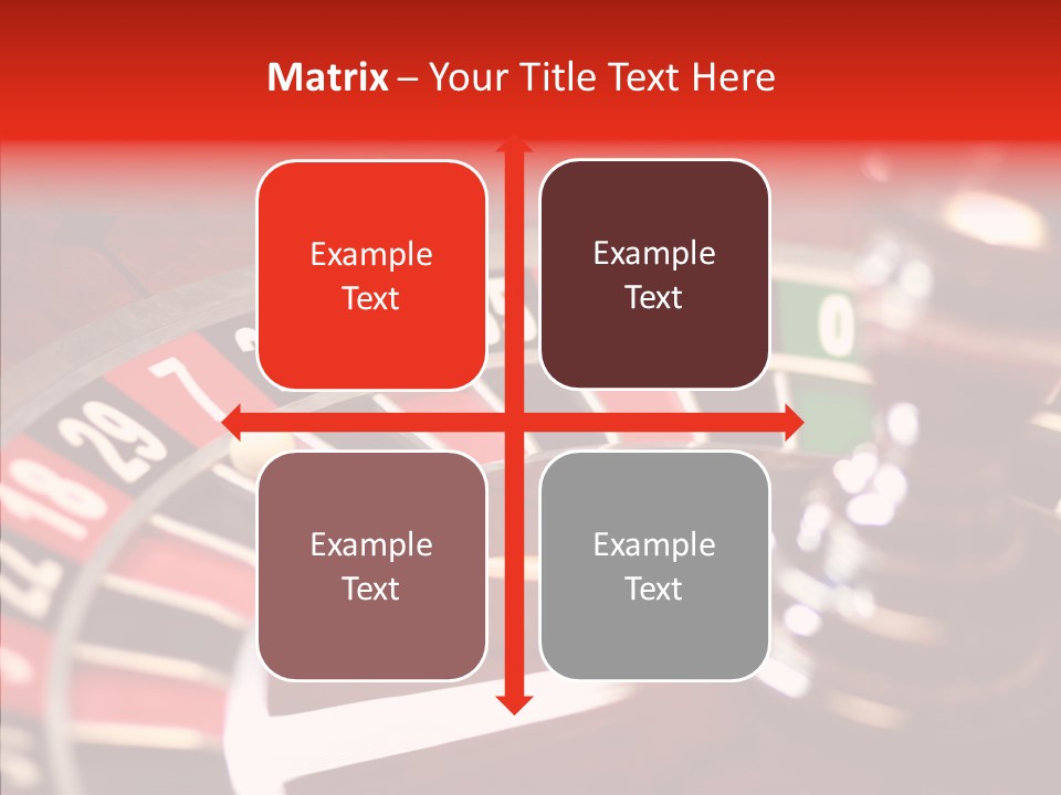 Success Spinning Vegas PowerPoint Template