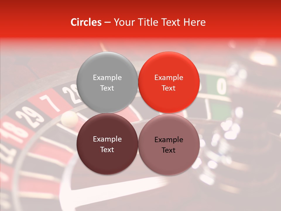Success Spinning Vegas PowerPoint Template