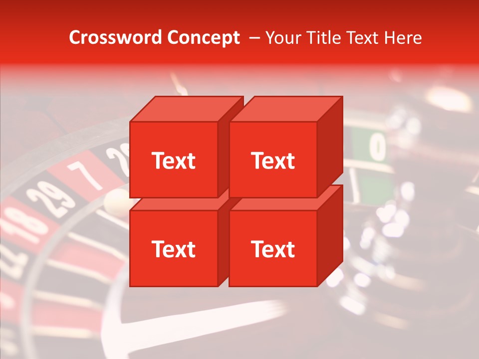 Success Spinning Vegas PowerPoint Template