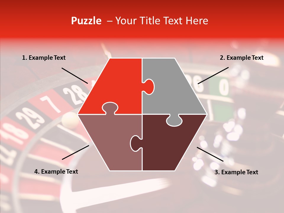 Success Spinning Vegas PowerPoint Template