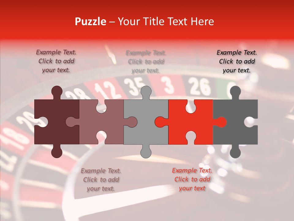 Success Spinning Vegas PowerPoint Template