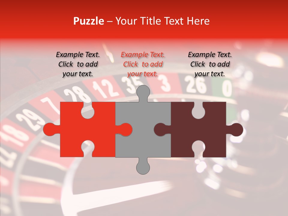 Success Spinning Vegas PowerPoint Template