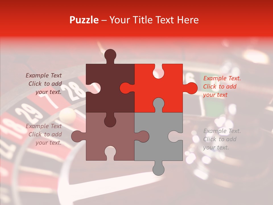 Success Spinning Vegas PowerPoint Template