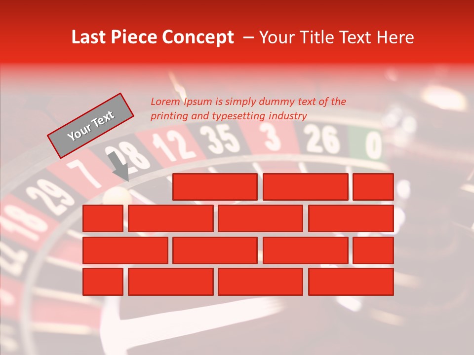 Success Spinning Vegas PowerPoint Template