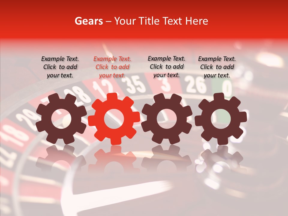 Success Spinning Vegas PowerPoint Template