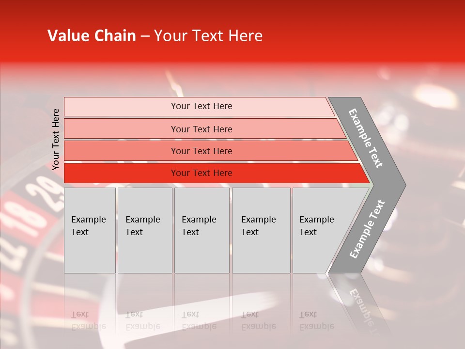 Success Spinning Vegas PowerPoint Template